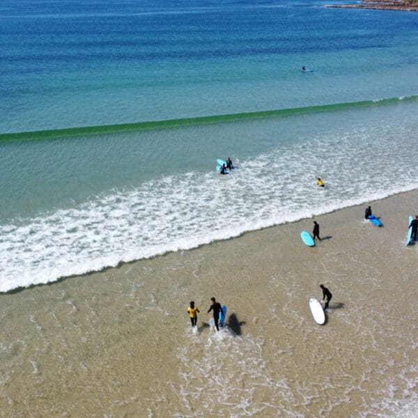 Surfing Lessons at Dunnet Beach Caithness with North Coast Watersports