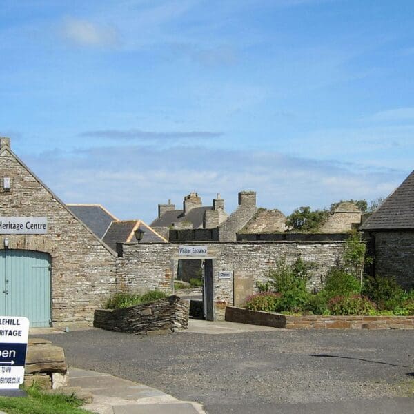 The front outside of the Castletown heritage Centre