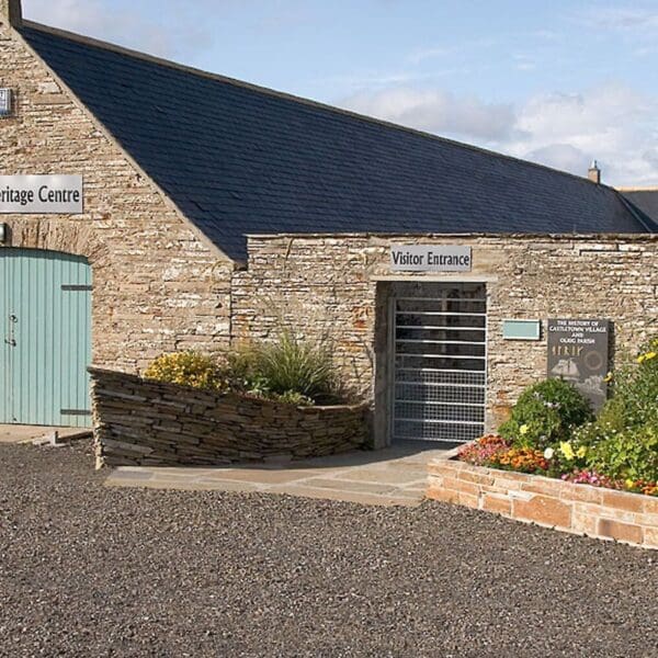 The front outside of the Castletown heritage Centre