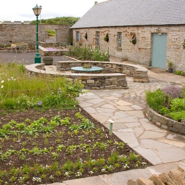 Garden behind the Heritage Centre