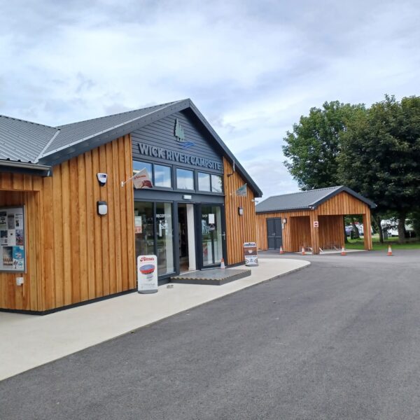 Wick River Campsite Shop Exterior