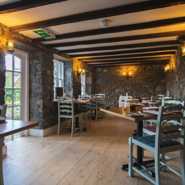 Interior of the Glebe Kitchen in Eddrachilles Hotel, North West Sutherland