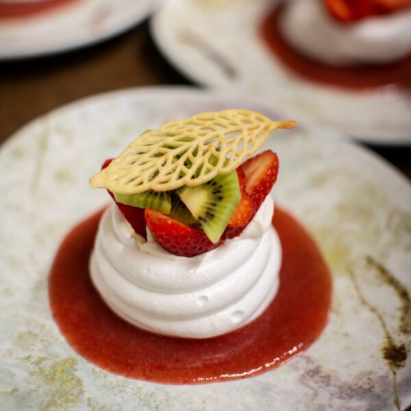 An Artisan fine dining desert from the Glebe Kitchen, Eddrachilles Hotel