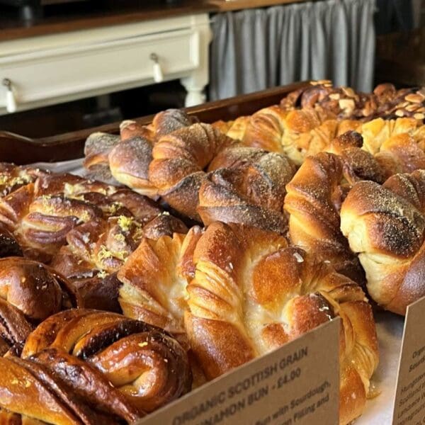 Loaf bakery produce counter