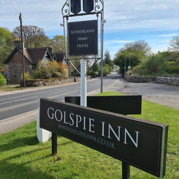 Golspie Inn Exterior Signage